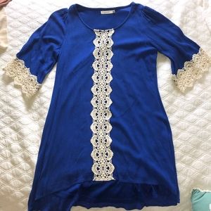 NWOT Blue boutique dress!!!
